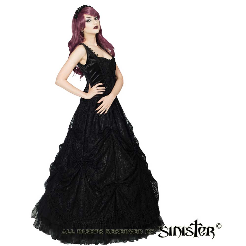Sinister - 962 Longue robe - Noir